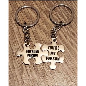 You are my person keychain set
